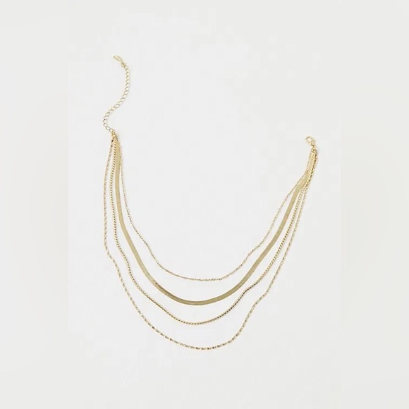 NWT Gold Plated Lara Layer Choker - Picture 3 of 4